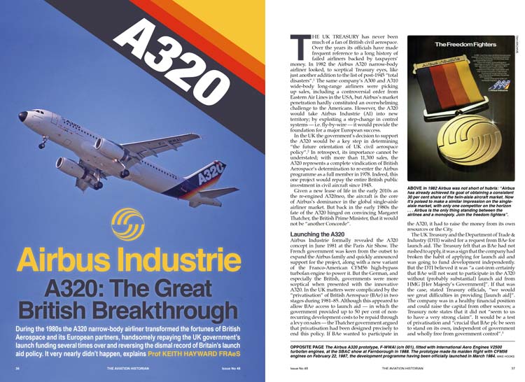 Airbus A320 (double-page preview spread)