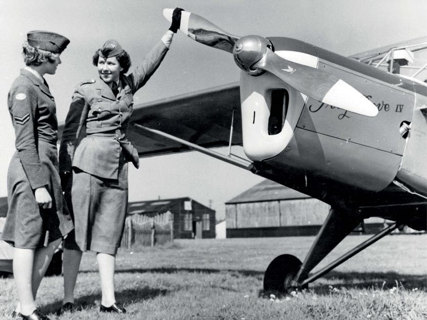 We'll show those chaps what we can do - the Women's Junior Air Corps, launched in 1939